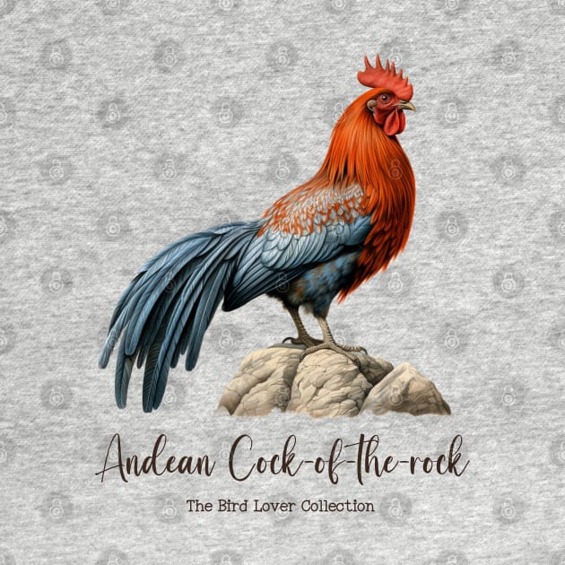 Andean Cock-of-the-rock - The Bird Lover Collection by goodoldvintage